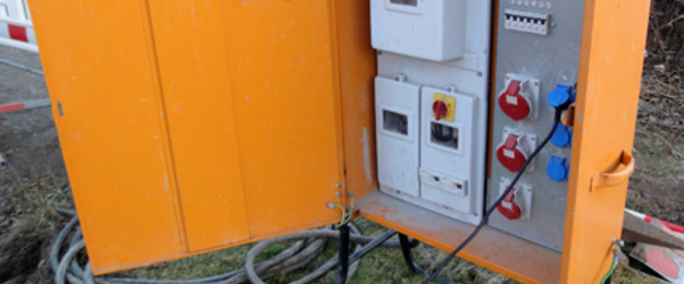 Baustrom bei Elektro Seidel in Chemnitz